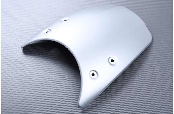 Bulle Moto En Aluminium Anodisé Noir Pour Yamaha MT-125 2020-2024 - Hauteur 18 Cm - Look Agressif - Montage Facile