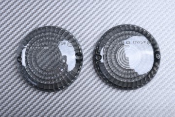 Pair of Rear Turn Signals Lenses YAMAHA VMAX / VIRAGO / ROYAL STAR / DRAGSTAR / WILDSTAR / XV XVZ XVS