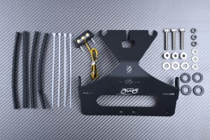 Adhésif 3D Compatible Moto Aprilia RSV4 Protection Plaque Fourche Direction 