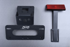 Support de plaque spécifique AVDB KAWASAKI Z400 / NINJA 400 R 2018 - 2023