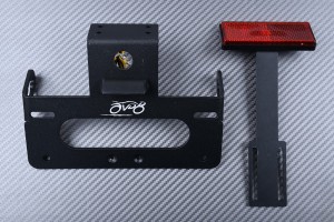 Specific License Plate Holder AVDB YAMAHA YZF R125 / MT-125 2014 - 2019