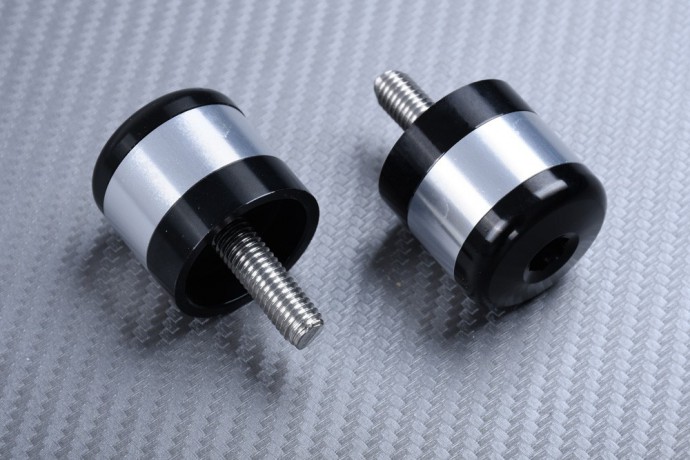Pair of bar end caps specific for many KAWASAKI