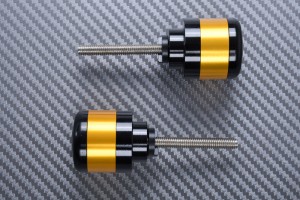 Pair of bar end caps specific for many TRIUMPH