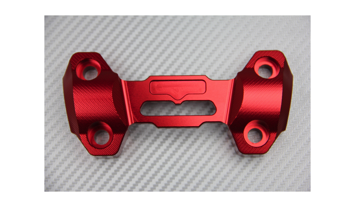 Anodized Aluminium Handlebars Riser Top Cover YAMAHA MT09 / FZ09, MT10