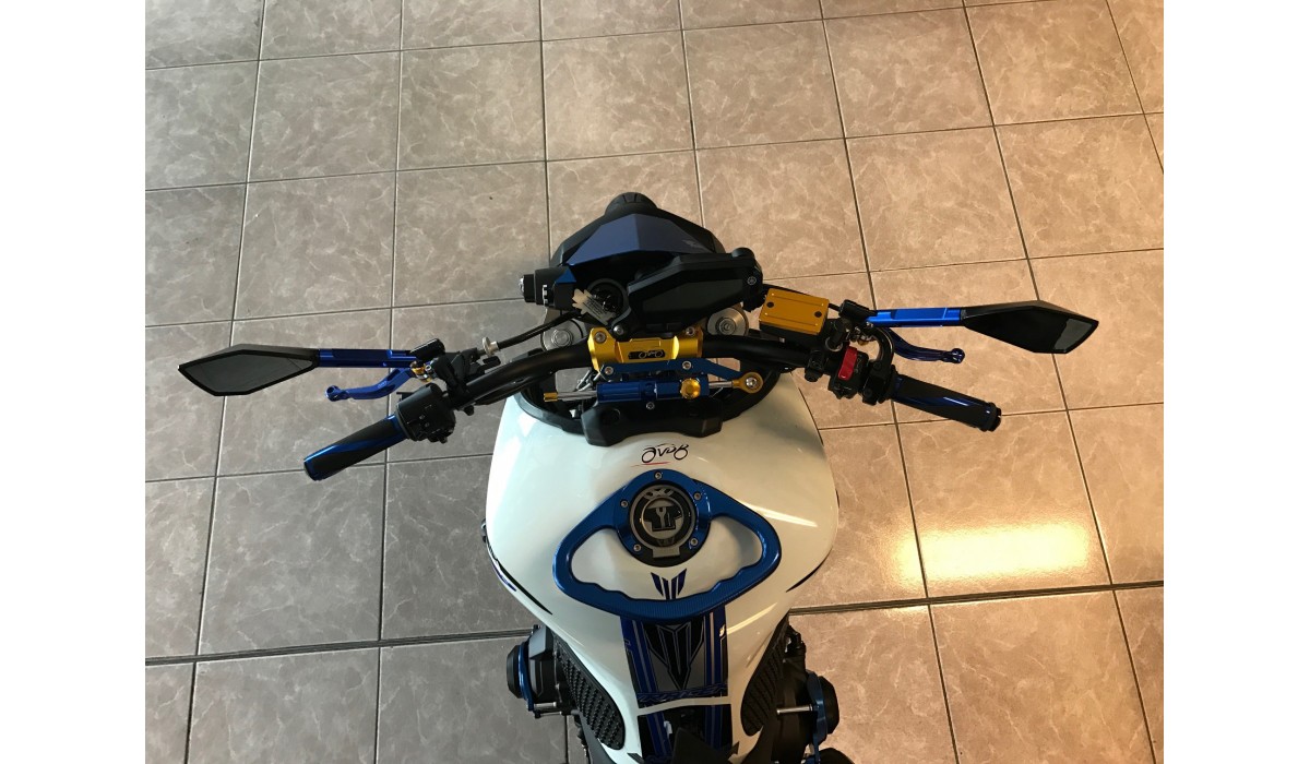 Anodized Aluminium Handlebars Riser Top Cover YAMAHA MT09 / FZ09, MT10