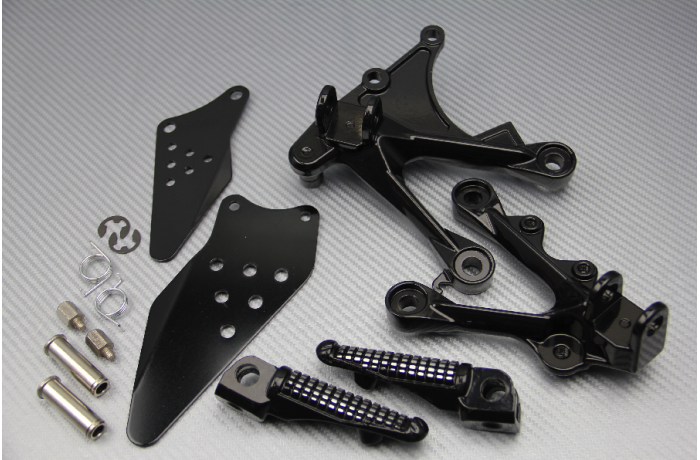 Platines repose pieds Avant KAWASAKI ZX6R / 636 2005 - 2008