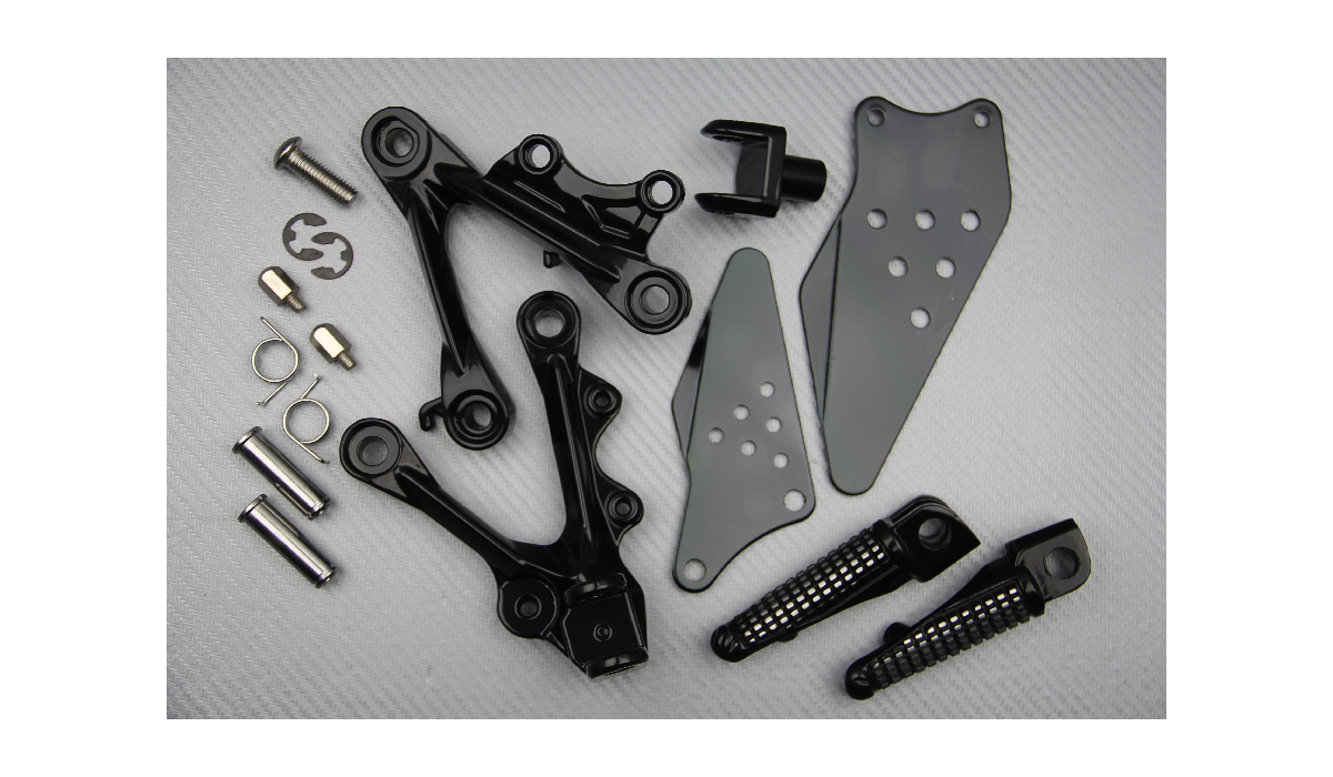 Front Footrest Bracket for KAWASAKI ZX6R 636 2009 2020 AVDB MOTO L'ACCESSOIRE À PRIX MOTARD