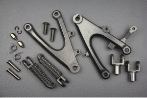 Pareja de estriberas reposapiés delanteras YAMAHA YZF R1 2004 - 2006