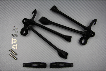 Pareja de estriberas reposapiés traseras SUZUKI GSXR 1000 07 / 08