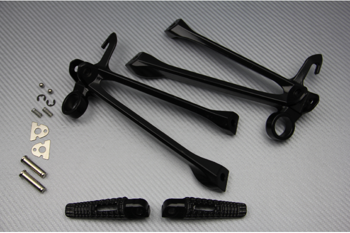 Pareja de estriberas reposapiés traseras SUZUKI GSXR 1000 07 / 08