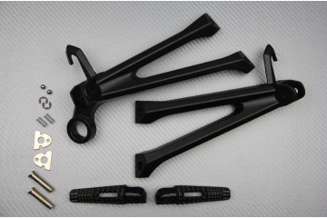 Platines repose pieds Arrière SUZUKI GSXR 600 / 750 / 1000 2009 - 2016  SIMPLE POT