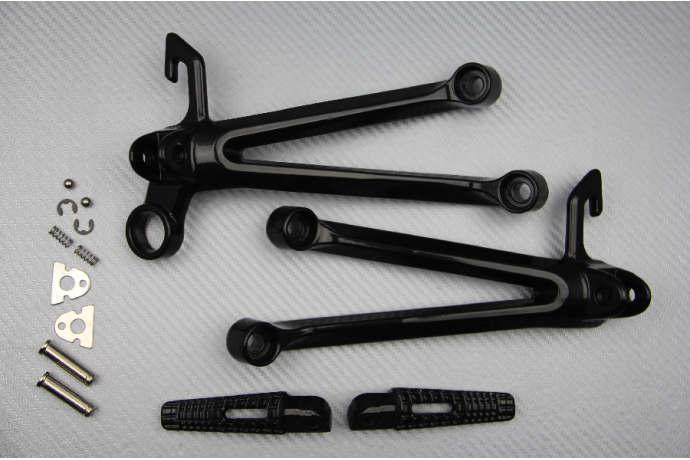 Pareja de estriberas reposapiés traseras SUZUKI GSXR 1000 2005 - 2006