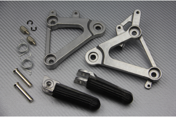 Pareja de estriberas reposapiés delanteras HONDA CBR 400 1988 - 1989