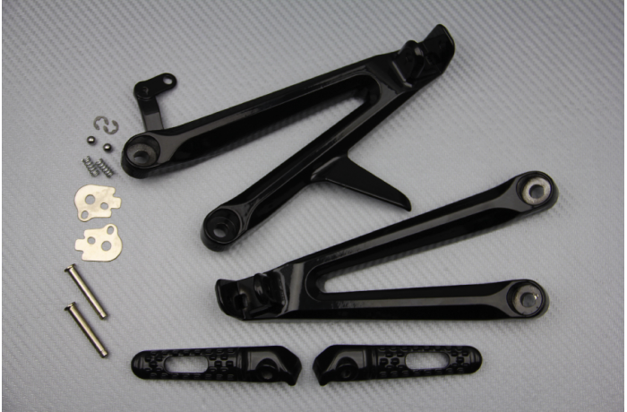 Pareja de estriberas reposapiés traseras HONDA CBR 1000 RR 2004 - 2007