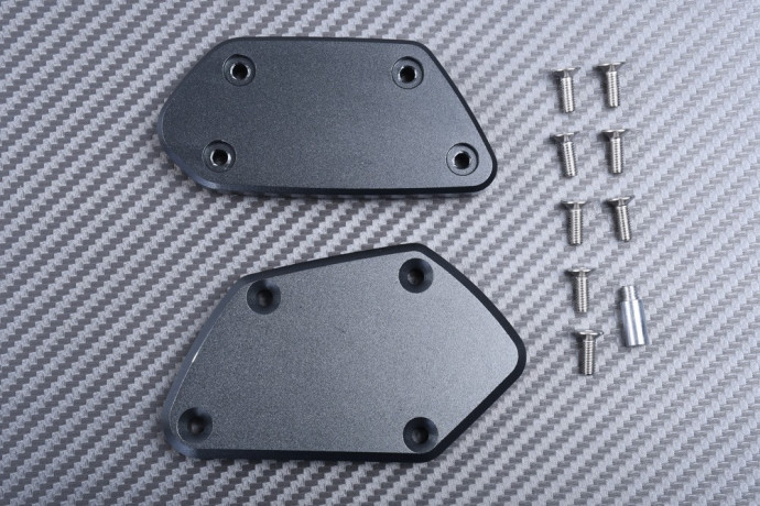 Pair of Brake and Clutch Fluid Reservoir Caps for BMW