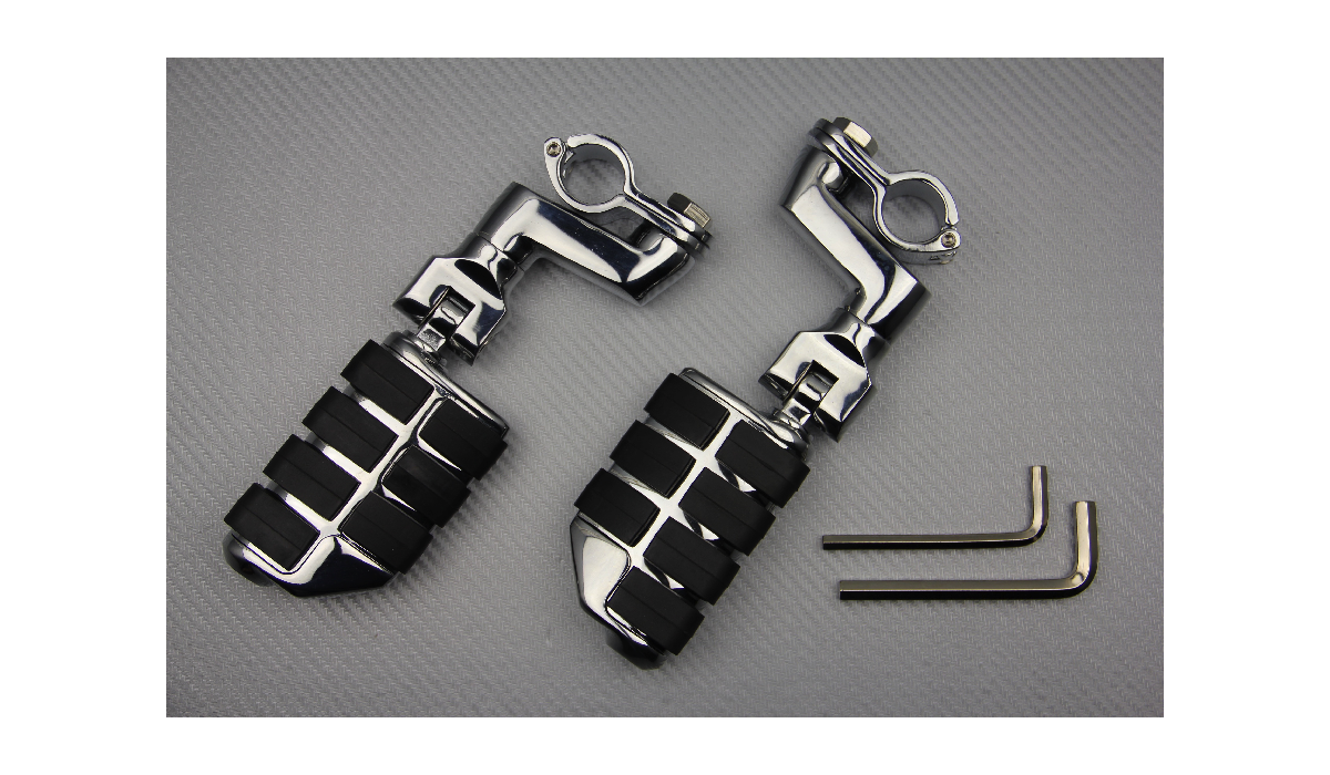 Pair of Front Comfort / Freeway Footpegs for HONDA GOLD WING GL 1500