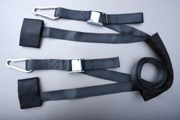 Tie down sling with carabiners