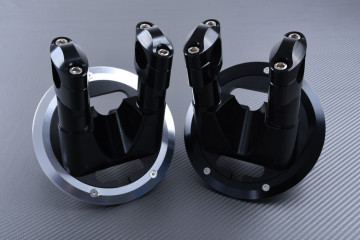 Bouchon de poignee de guidon en aluminium CNC 22mm, accessoires de moto  pour Suzuki BURGMAN 650 400 125 200 250 7/8