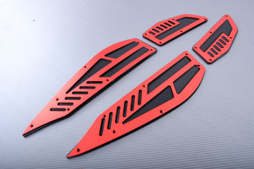 Set poggiapiedi anteriori + Poggiapiedi posteriori YAMAHA XMAX 125 / 300 / 400 2018 - 2024