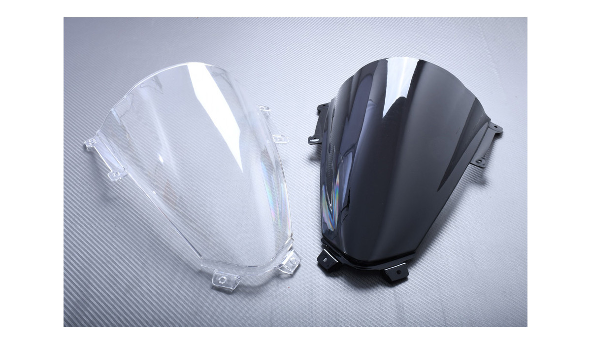 Pare-Brise Et Déflecteurs Pour Moto Pour Ducati Pour Panigale V4 V4S V4R 2020 Moto Double Bulle Pare-Brise Carénage Pare-Brise Déflecteur De Vent Écran De Bouclier (Couleur : 1