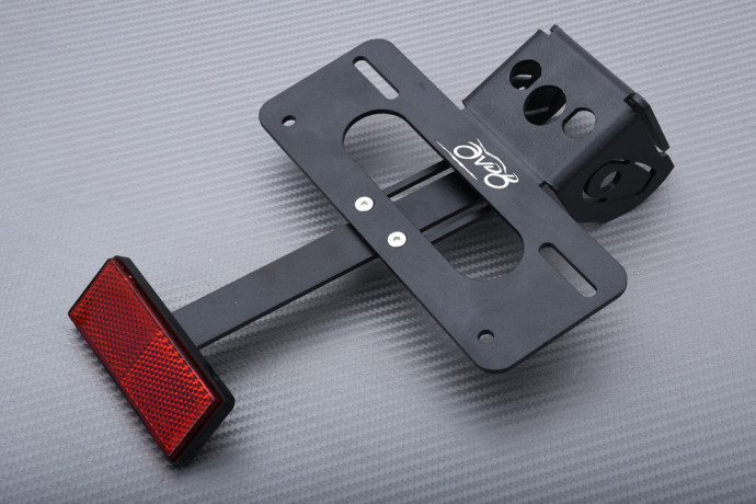 Support de plaque spécifique AVDB KAWASAKI ZX4R / ZX4RR / ZX25R / SE / PERFORMANCE 2021 - 2026