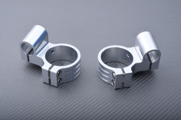 Pair of High rise clip-on handlebars 35 mm