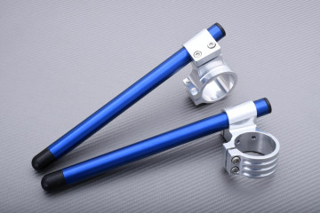 Pair of High rise clip-on handlebars 43 mm