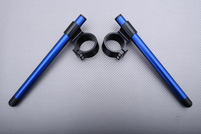 Pair of High rise clip-on handlebars 48 mm