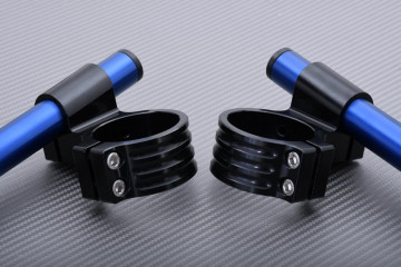 Pair of High rise clip-on handlebars 53 mm