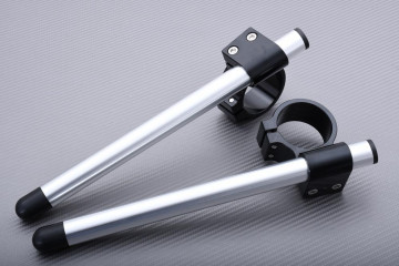 Pair of High rise clip-on handlebars 37 mm