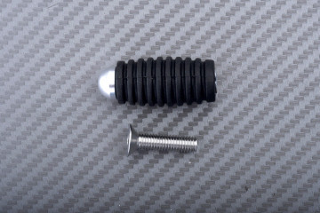 Gear lever / Brake pedal tip in anodised aluminum