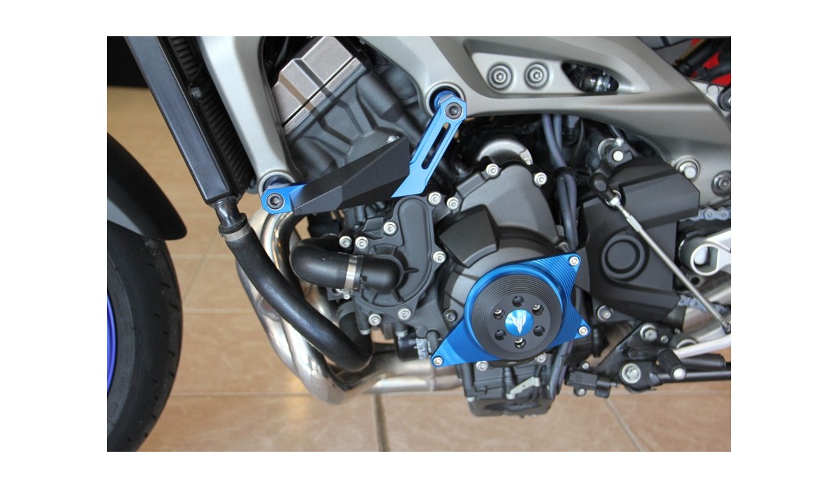 Pair of Frame Sliders / Crash Pads for YAMAHA MT09 / FZ09 & XSR900