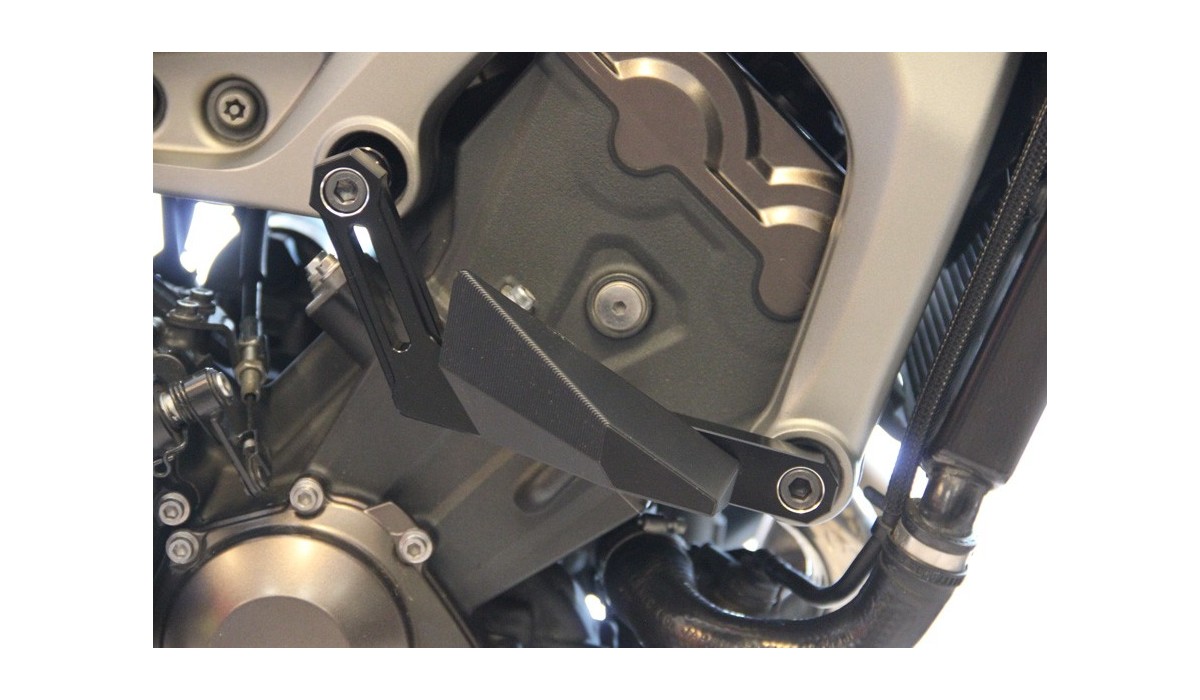 Pair of Frame Sliders / Crash Pads for YAMAHA MT09 / FZ09 & XSR900