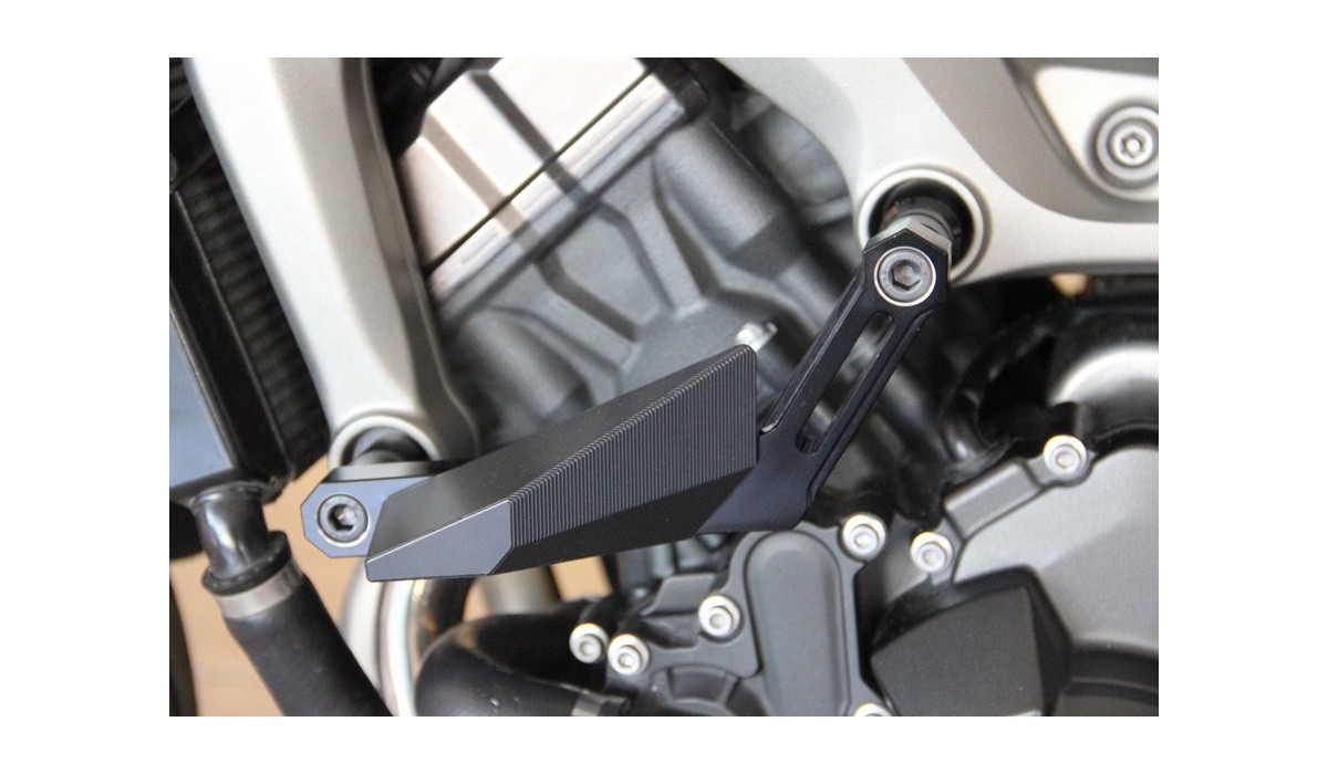 Pair of Frame Sliders / Crash Pads for YAMAHA MT09 / FZ09 & XSR900