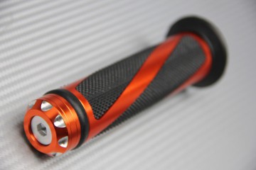 PAAR GRIFFE AUS ALUMINIUM UND GUMMI 22 / 24 MM