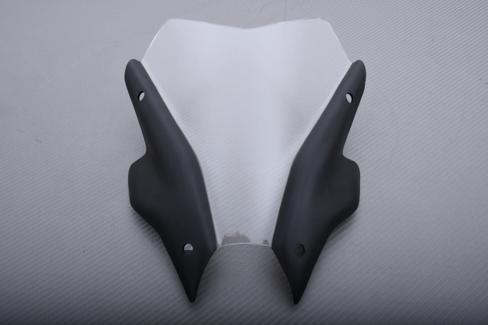 MT09 FZ09 2021/23 - Cupolino 'Warrior' (R-0954) - Parabrezza in Alluminio - Minuteria Inclusa - Facile Installazione - Accessori De Pretto Moto (DPM Race) - 100% Made in Italy
