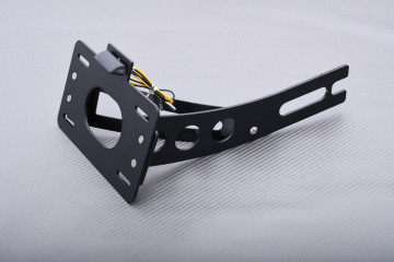 Portamatrículas Para Shadow VT 600 C 1988-2000 Eliminador De Guardabarros Lateral Soporte Lateral Para Matrícula Soporte Lateral Para Matrícula Licencia Placa Soporte