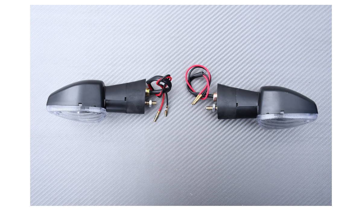 Coppia Indicatori Di Direzione Anteriori Avdb Compatibili Con ER6 N/F 2006-2008 – Fumo, Omologati E-MARK