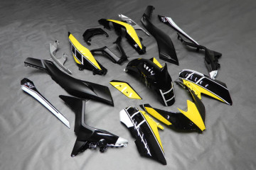  XIAOZHIWEN Vis de carénage de Moto KIT Nuts KIT Moto Bord DE  Travail VIS VIS pour Yamaha XMAX250 XMAX400 XMAX300 x Max 125 250 400 300  Durable (Color Name : Black)