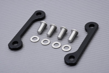 Obturateurs platines repose-pieds passager aluminium SUZUKI GSR / GSXS 750 / GSX250R 2011 - 2021