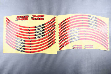 Stickers de llantas Racing DUCATI - Modelo 748