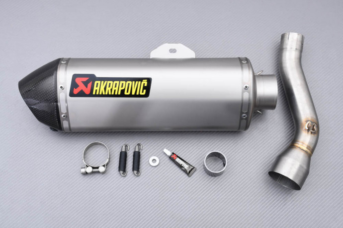 AKRAPOVIC Exhaust / SLIP-ON LINE Titane HONDA CBR 250 R 2011 - 2014