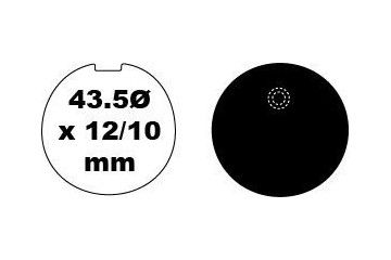 Jeu de plaquettes de frein EBC FA039 Utilisation Route