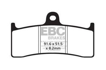 Set of EBC brake pads Road use FA424