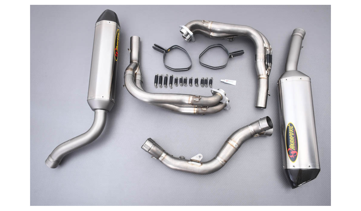 Complete Akrapovic exhaust line EVOLUTION LINE EXHAUST SYSTEM 