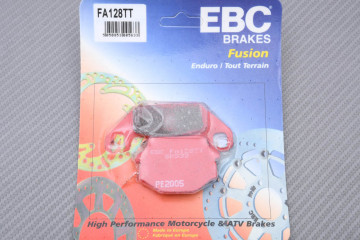 Set of EBC brake pads Road use FA128TT