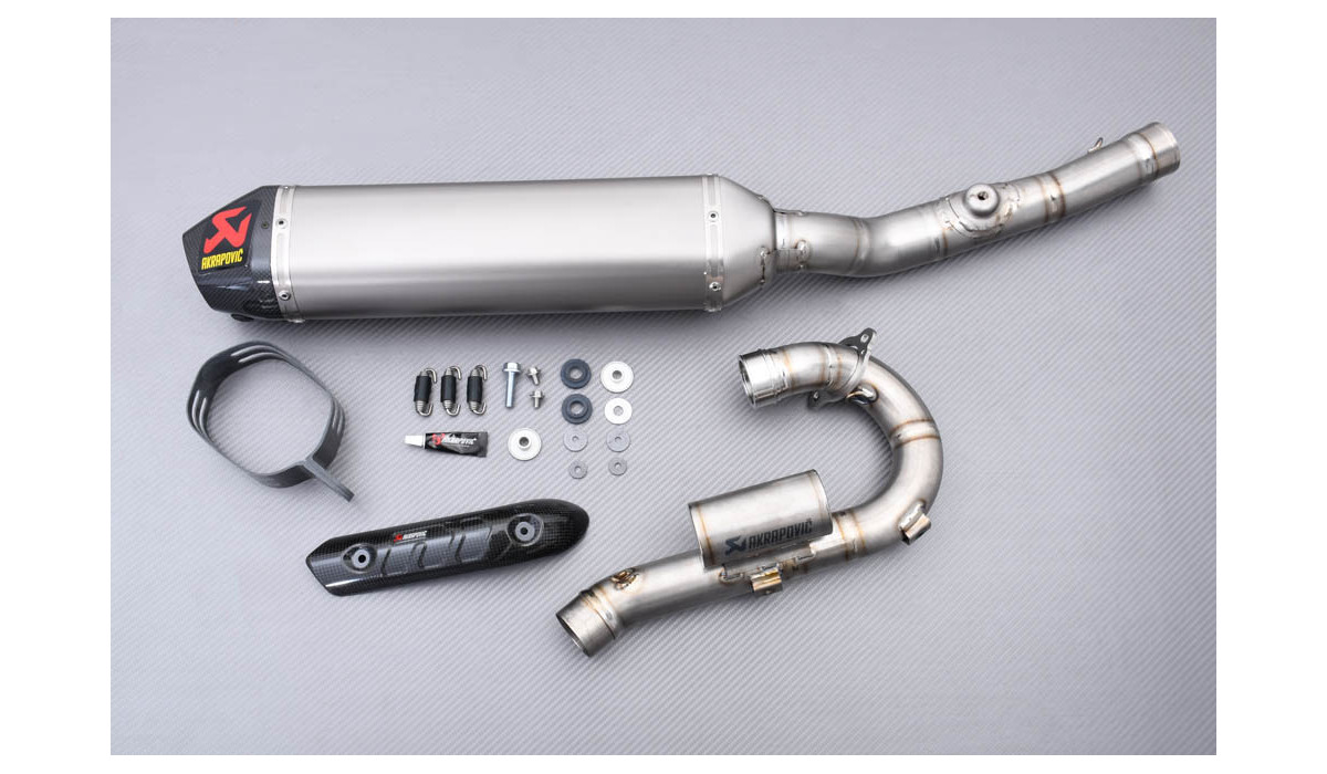 Complete Akrapovic Off-Road EVO Titanium exhaust system for KAWASAKI KXF  450 KLX 450 R 2006 2015