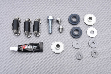 Komplette Off-Road Akrapovic EVO Auspuffanlage Titan für KAWASAKI KXF 450 / KLX 450 R 2006 - 2015