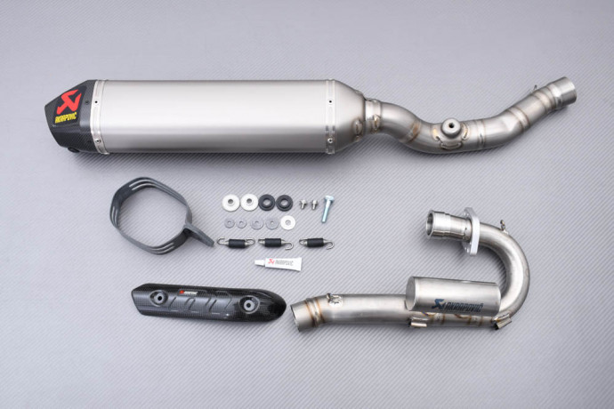 Komplette Off-Road Akrapovic EVO Auspuffanlage Titan für YAMAHA YZF 250 2010 - 2013