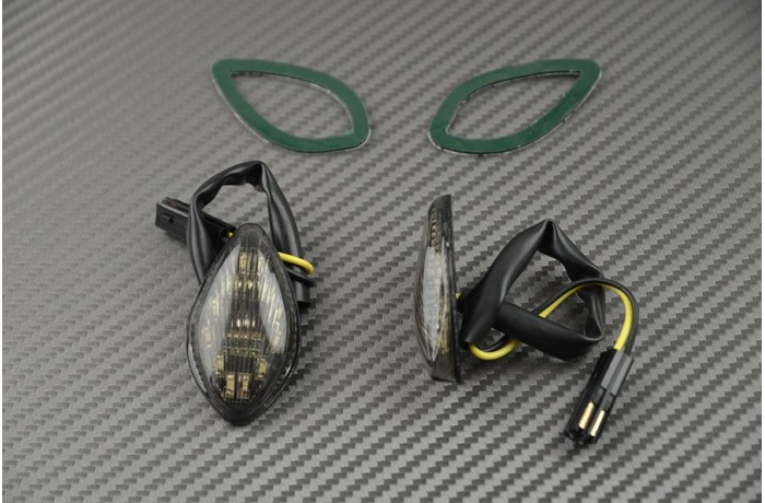 Pareja de intermitentes LED delanteros gota de agua Honda CBR 600 F, F4, FS